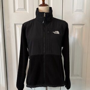 The North Face Polartec Denali Full Zip Fleece Black Women's Jacket Sz M
